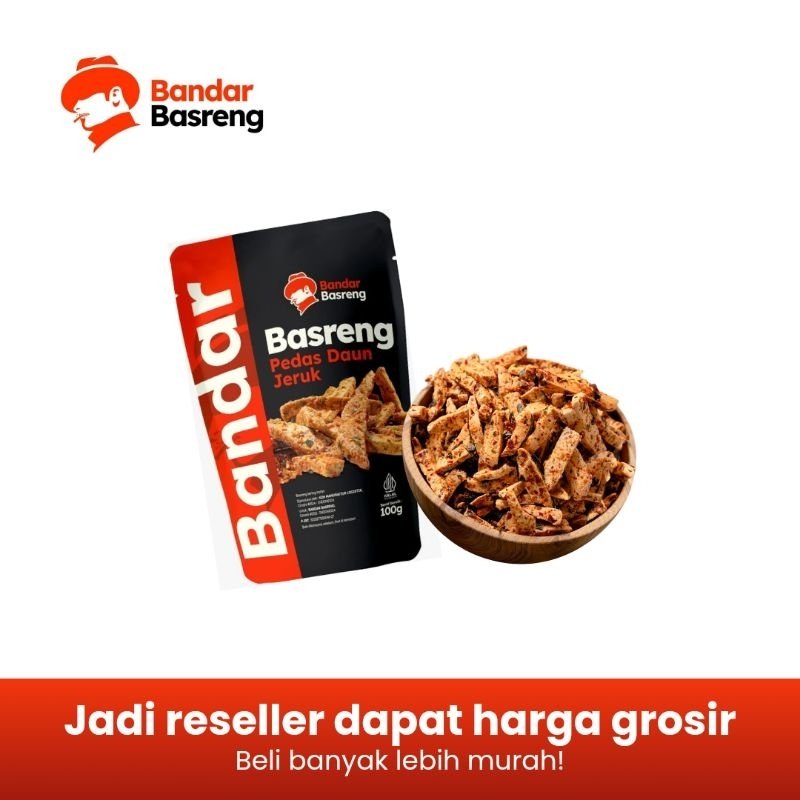 Basreng pedas daun jeruk 100gr