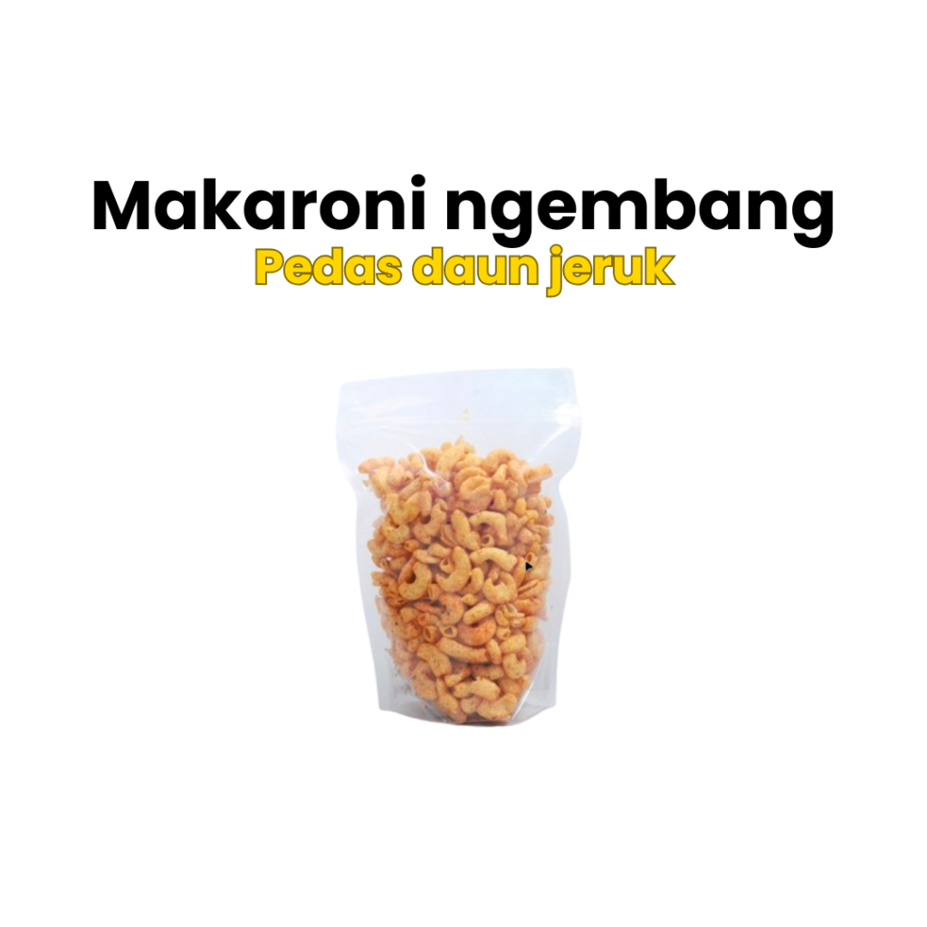 Makaroni ngembang pedas daun jeruk