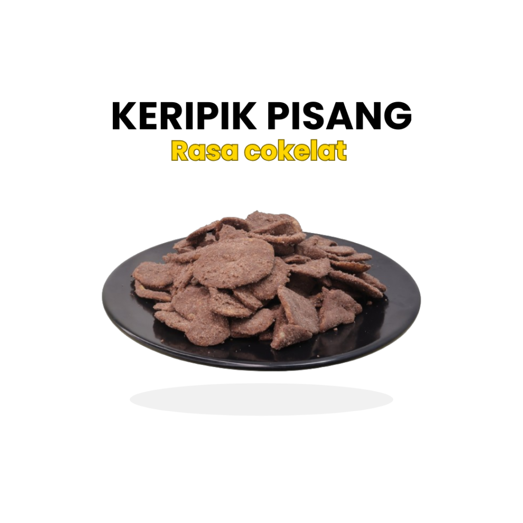 Keripik pisang cokelat