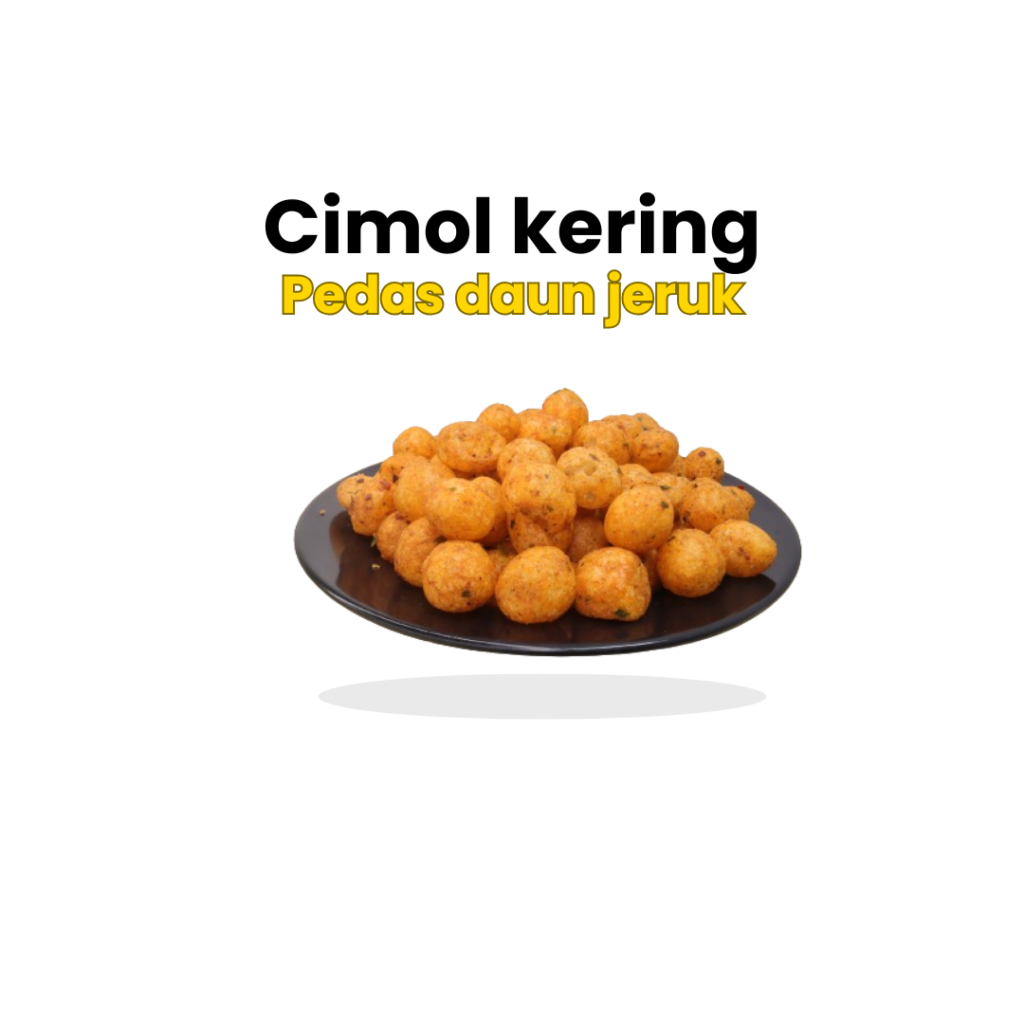 Cimol pedas daun jeruk