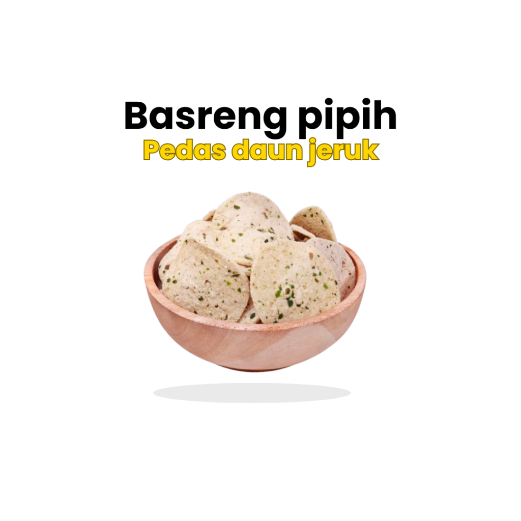 Basreng pipih ori daun jeruk