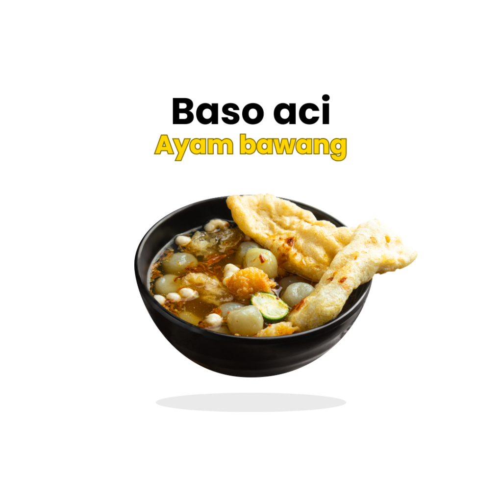 Baso aci ayam bawang