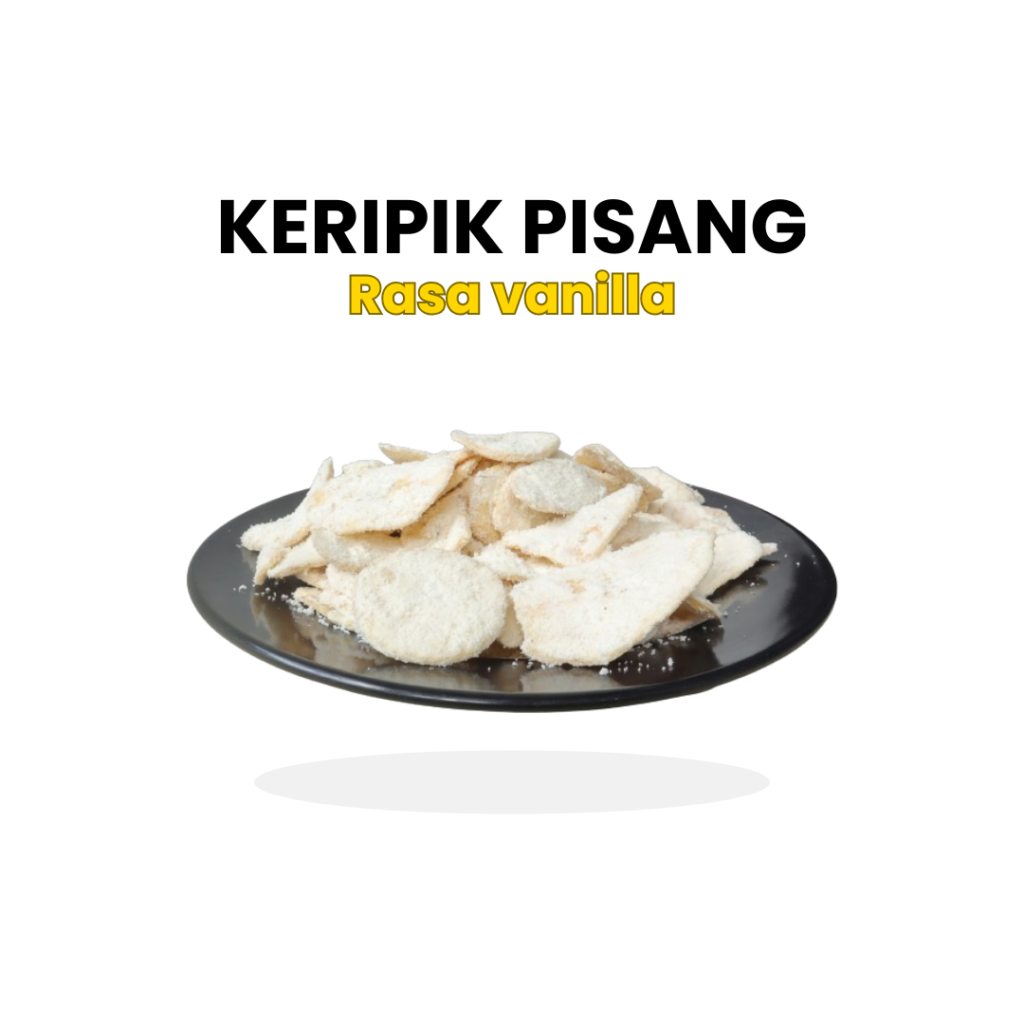 Keripik pisang vanilla