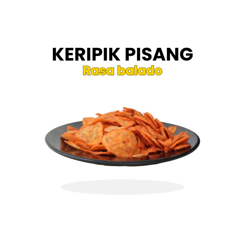 Keripik pisang balado