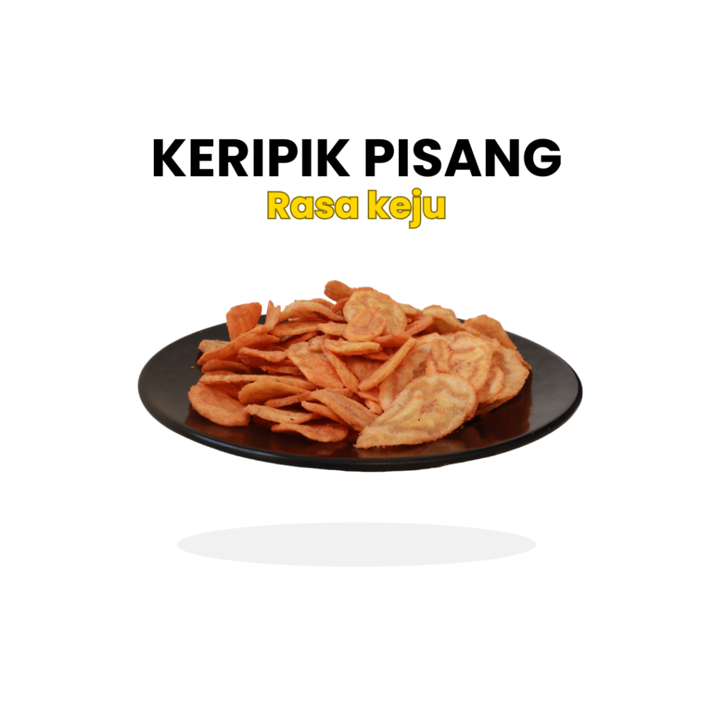 Keripik pisang keju